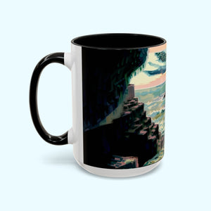 Cliff Over The Sea - Coffee Mug - 15oz