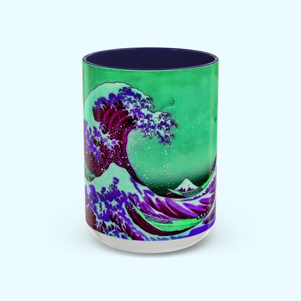 Purple Great Wave - Coffee Mug - 15oz