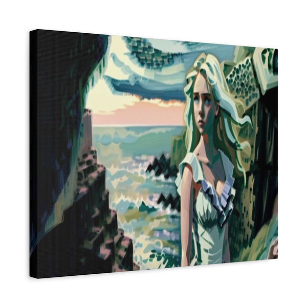 Cliff Over The Sea - Canvas Poster