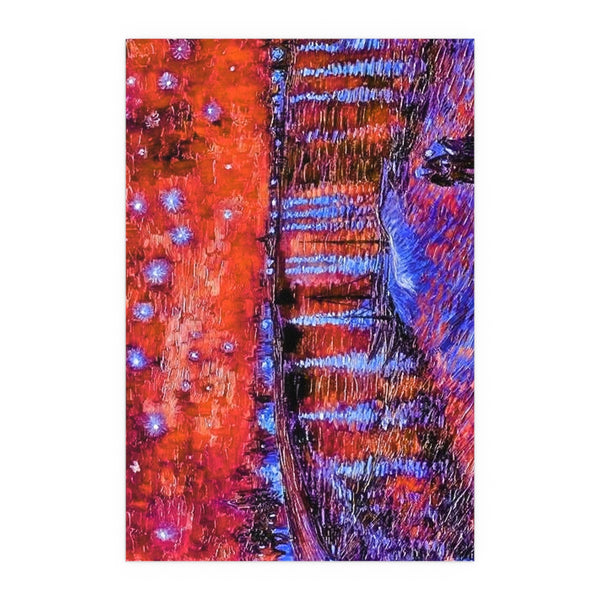 Rhone Orange - Silk Poster