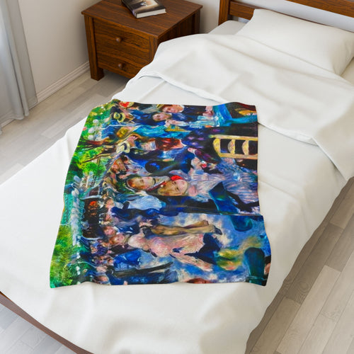 Renoir Dance Upscale - Velveteen Plush Blanket