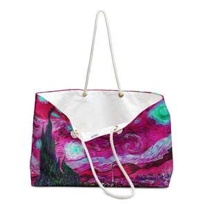 Star Night Fuchsia - Weekender Bag