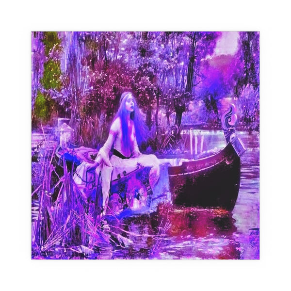 Shallot - Purple - Silk Poster
