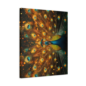 Neon Plumage - Canvas Poster