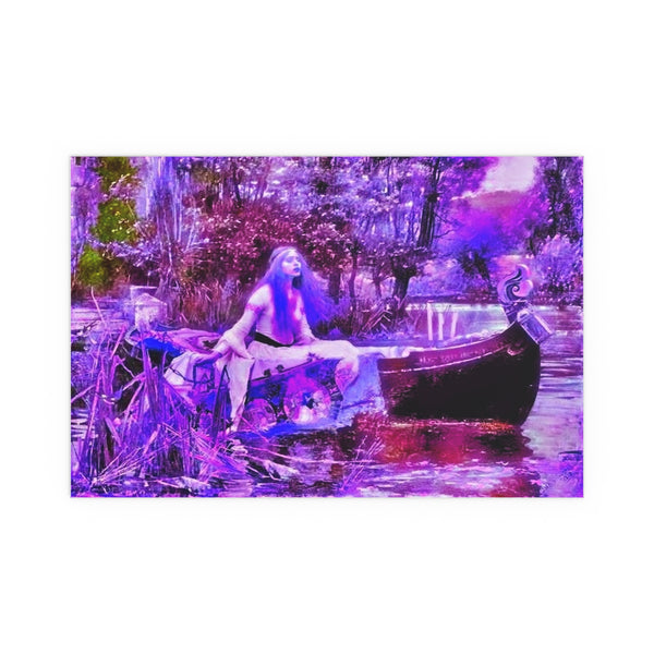 Shallot - Purple - Silk Poster