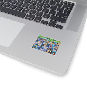Renoir Dance Upscale - Vinyl Rectangle Sticker