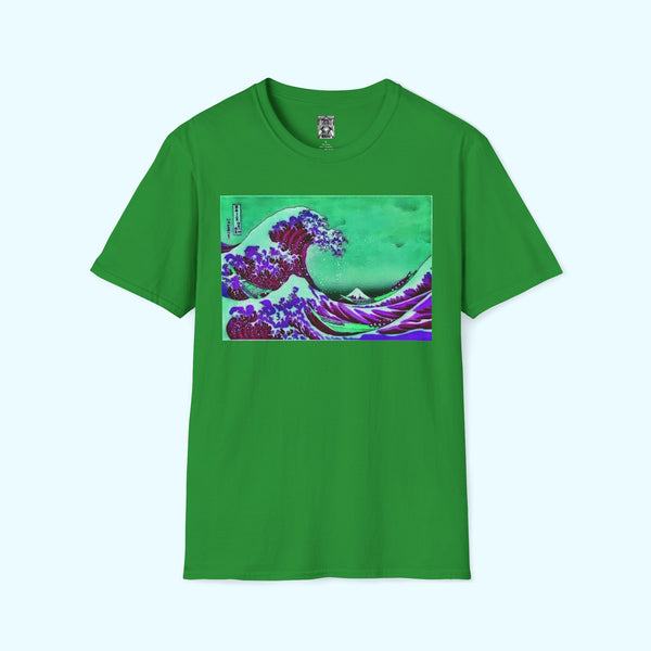Purple Great Wave - Soft-Style Tee