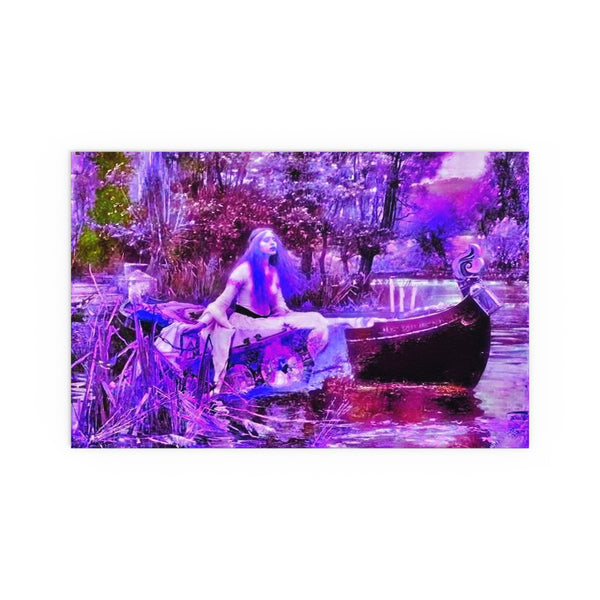 Shallot - Purple - Silk Poster