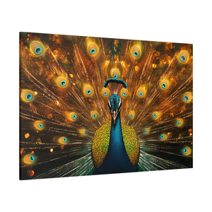 Neon Plumage - Canvas Poster