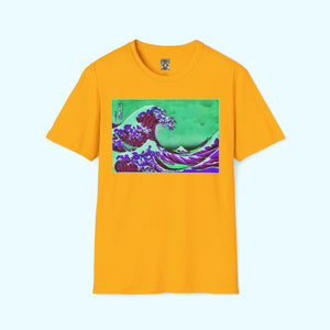 Purple Great Wave - Soft-Style Tee