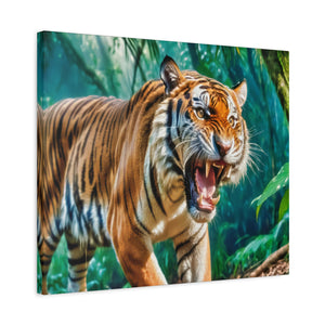 Orange Bengal - Canvas Poster