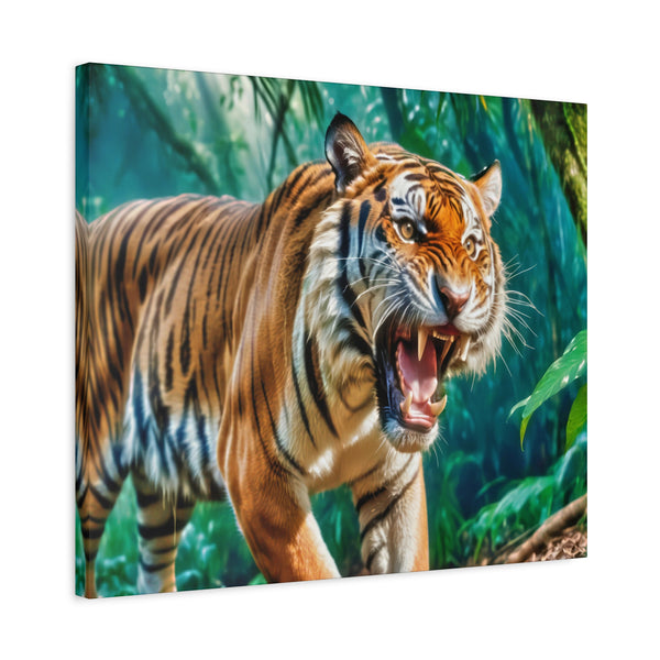 Orange Bengal - Canvas Poster