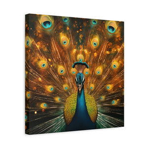 Neon Plumage - Canvas Poster