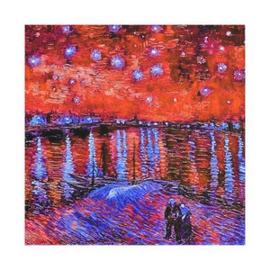 Rhone Orange - Silk Poster
