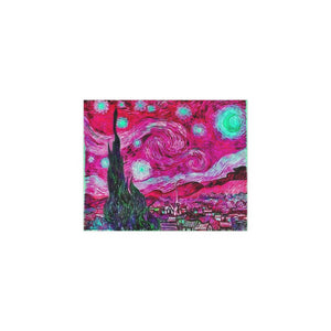 Star Night Fuchsia - Silk Poster