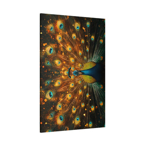 Neon Plumage - Canvas Poster