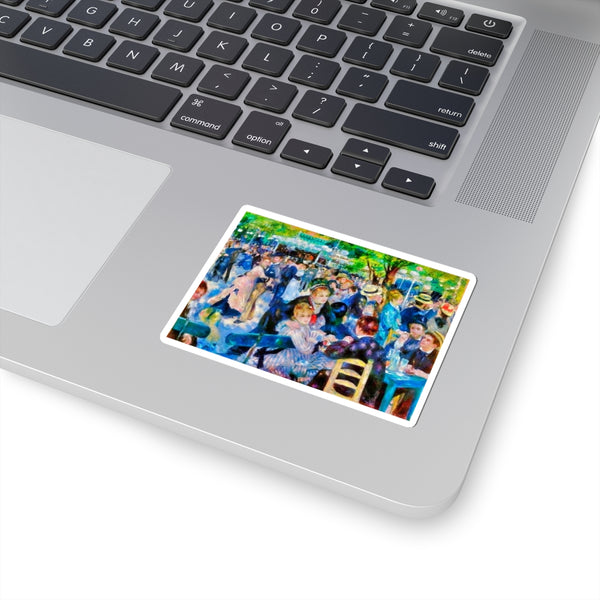 Renoir Dance Upscale - Vinyl Rectangle Sticker