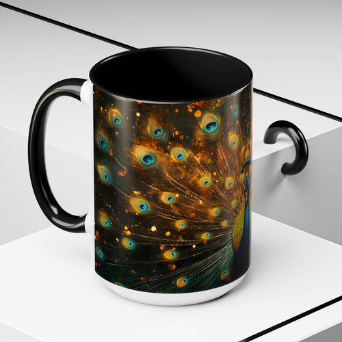 Neon Plumage - Coffee Mug - 15oz