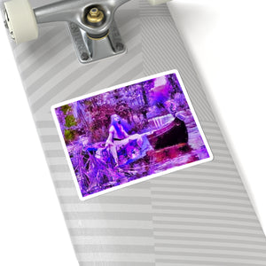 Shallot - Purple - Vinyl Rectangle Sticker