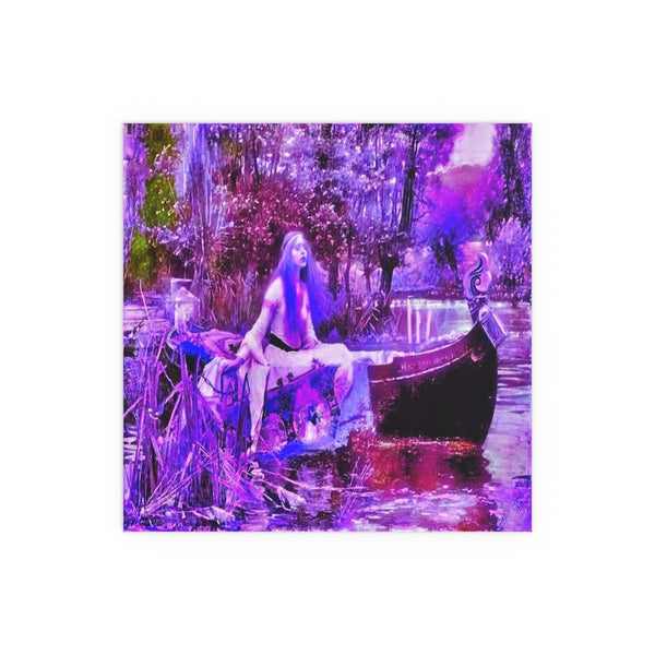 Shallot - Purple - Silk Poster
