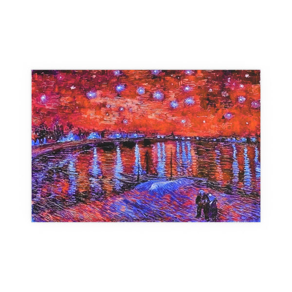 Rhone Orange - Silk Poster