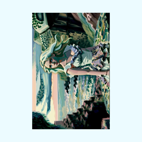 Cliff Over The Sea - Matte Poster