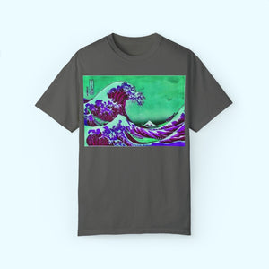 Purple Great Wave - Graphic Tee