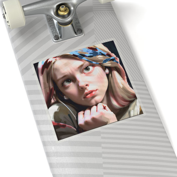 Alicia - Vinyl Square Sticker
