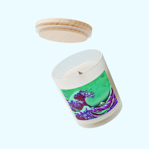 Purple Great Wave - 11oz Aromatherapy Candle