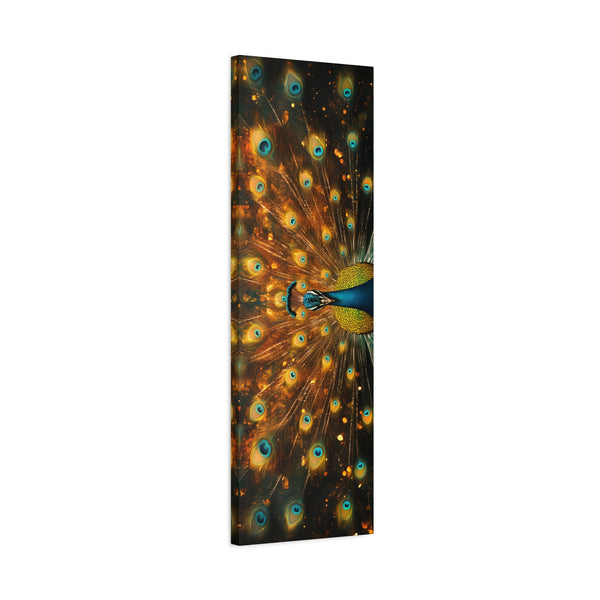 Neon Plumage - Canvas Poster
