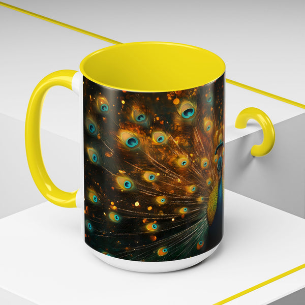Neon Plumage - Coffee Mug - 15oz