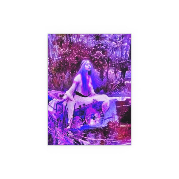 Shallot - Purple - Silk Poster