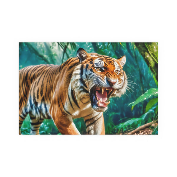 Orange Bengal - Silk Poster