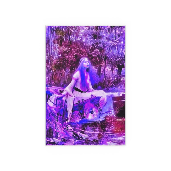 Shallot - Purple - Silk Poster
