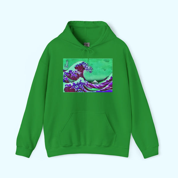 Purple Great Wave - Pullover