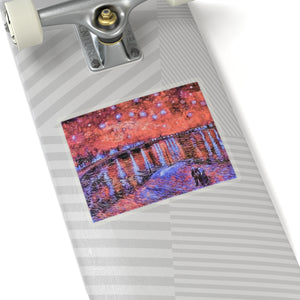 Rhone Orange - Vinyl Rectangle Sticker