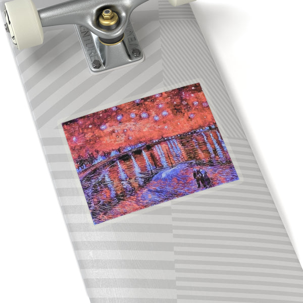 Rhone Orange - Vinyl Rectangle Sticker