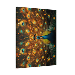 Neon Plumage - Canvas Poster