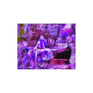 Shallot - Purple - Silk Poster