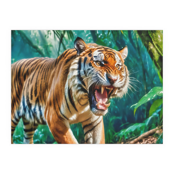 Orange Bengal - Silk Poster