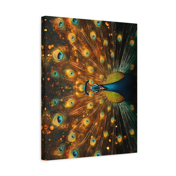 Neon Plumage - Canvas Poster