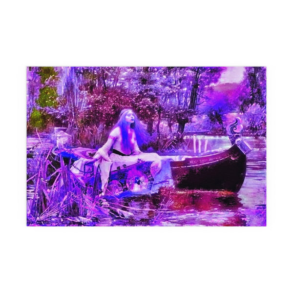 Shallot - Purple - Silk Poster