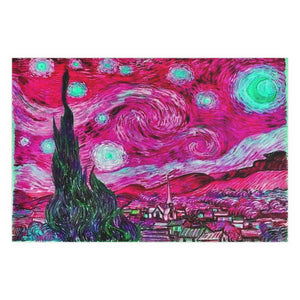Star Night Fuchsia - Silk Poster