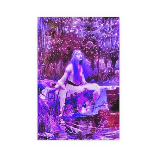 Shallot - Purple - Silk Poster