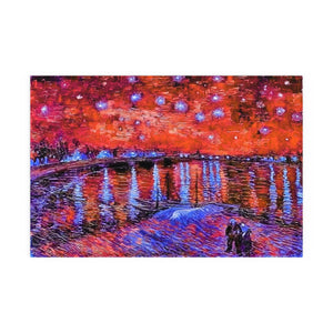 Rhone Orange - Silk Poster