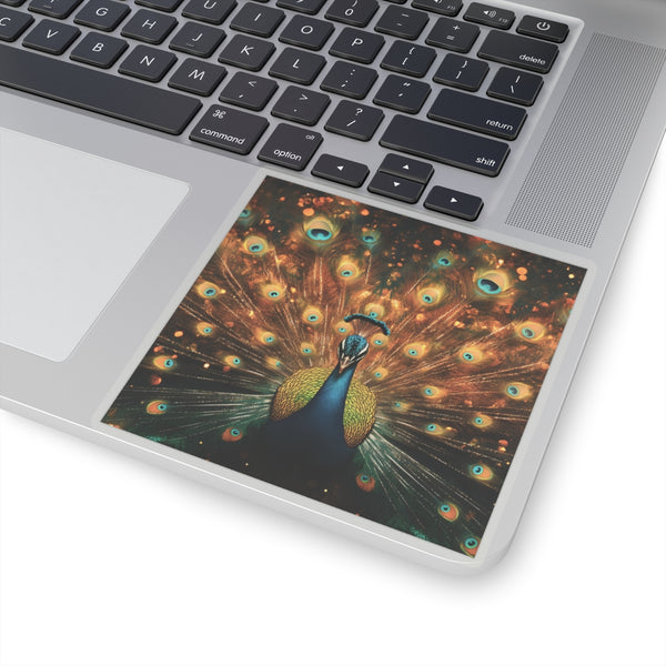 Neon Plumage - Vinyl Square Sticker