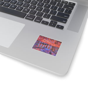 Rhone Orange - Vinyl Rectangle Sticker