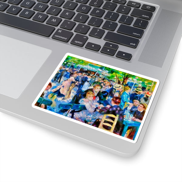 Renoir Dance Upscale - Vinyl Rectangle Sticker