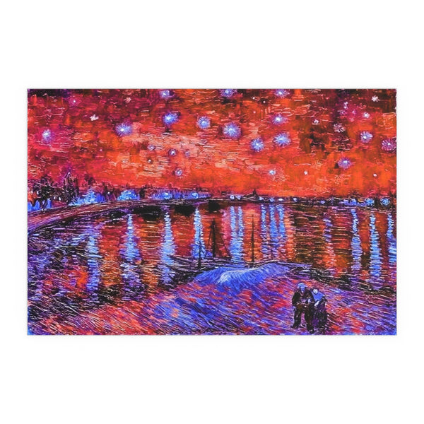 Rhone Orange - Silk Poster
