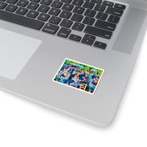 Renoir Dance Upscale - Vinyl Rectangle Sticker